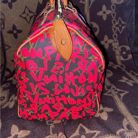 COPY - Authentic Louis Vuitton graffiti speedy - Picture 5 of 9